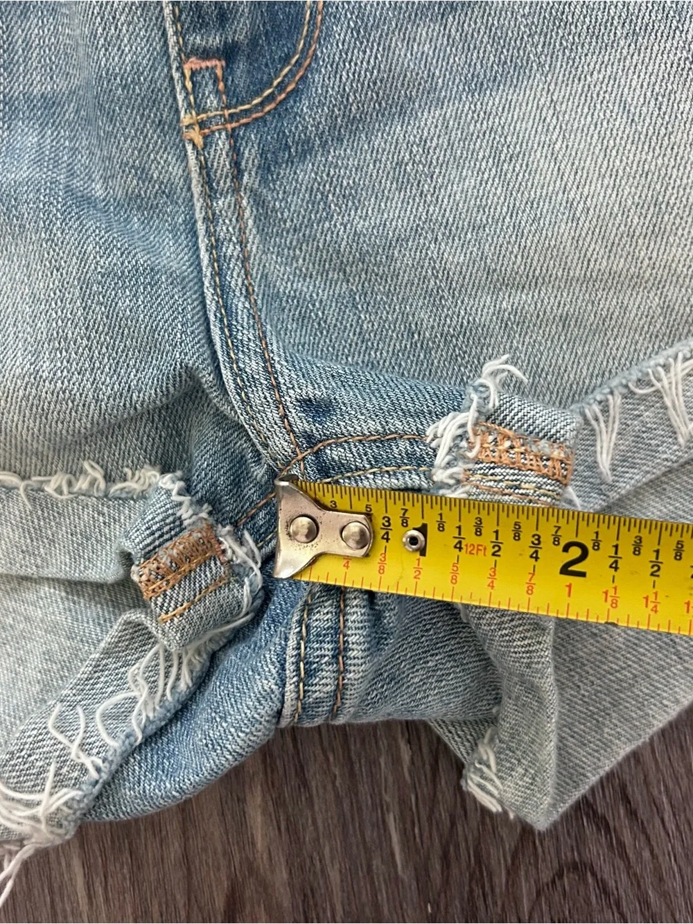 Hollister denim shorts size 25